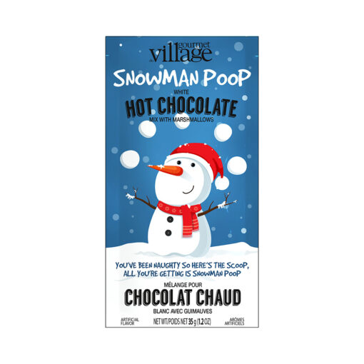 SNOWMAN POOP WHITE HOT CHOCOLATE