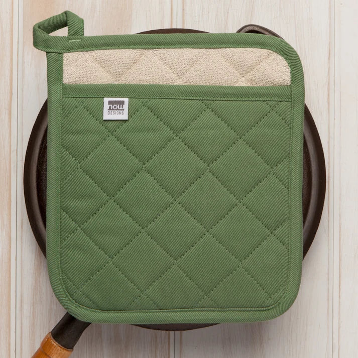 SUPERIOR POCKET POT HOLDER - ELM GREEN