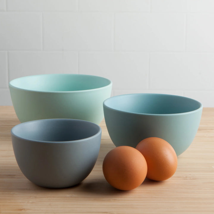 ROBINS EGG PREP BOWLS - SET OF 3