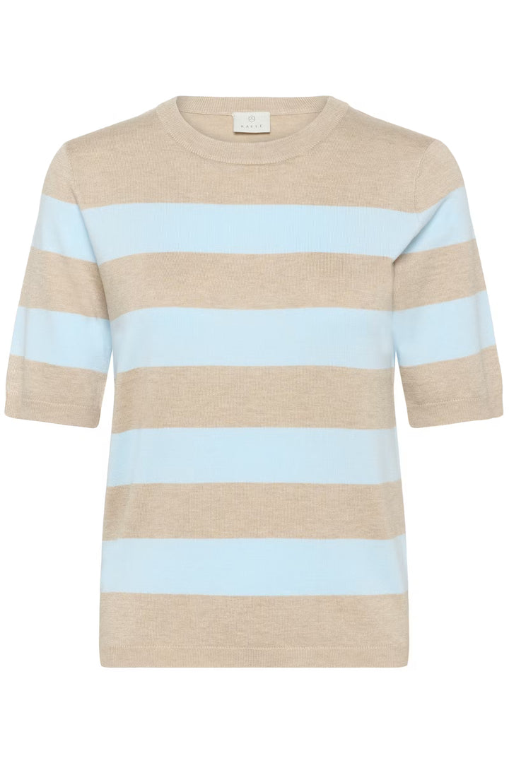 KALIZZA PULLOVER "FEATHER MEL/LIGHT BLUE STRIPE"