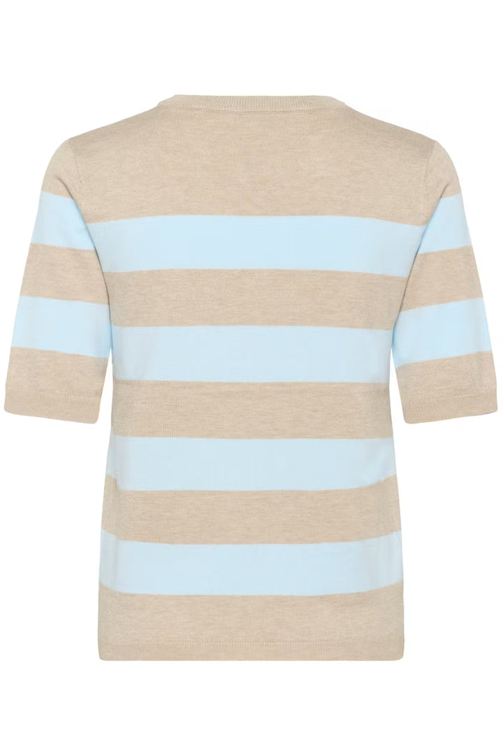 KALIZZA PULLOVER "FEATHER MEL/LIGHT BLUE STRIPE"