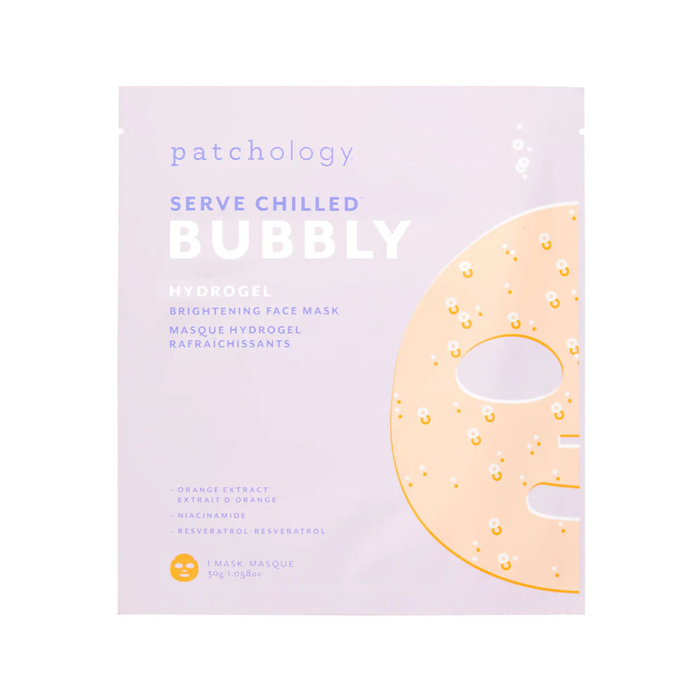SERVE CHILLED BUBBLY BRIGHTENING HYDROGEL MASK