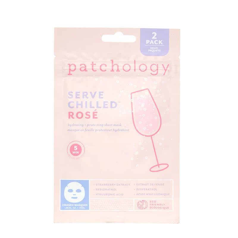 SERVE CHILLED ROSE HYDRATING SHEET MASKS - 2 PACK