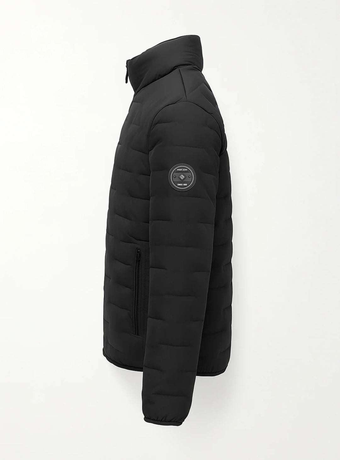 DORIAN - ULTRALIGHT FINE-LINE HEAT-SEALED QUILTED JACKET "BLACK"