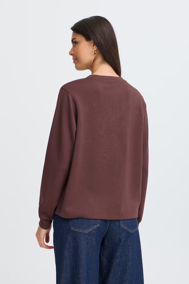 FRAURORA SWEATSHIRT "RUM RAISIN"
