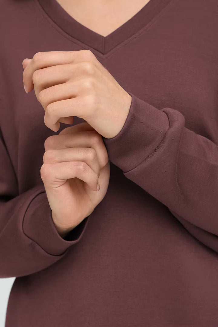 FRAURORA SWEATSHIRT "RUM RAISIN"