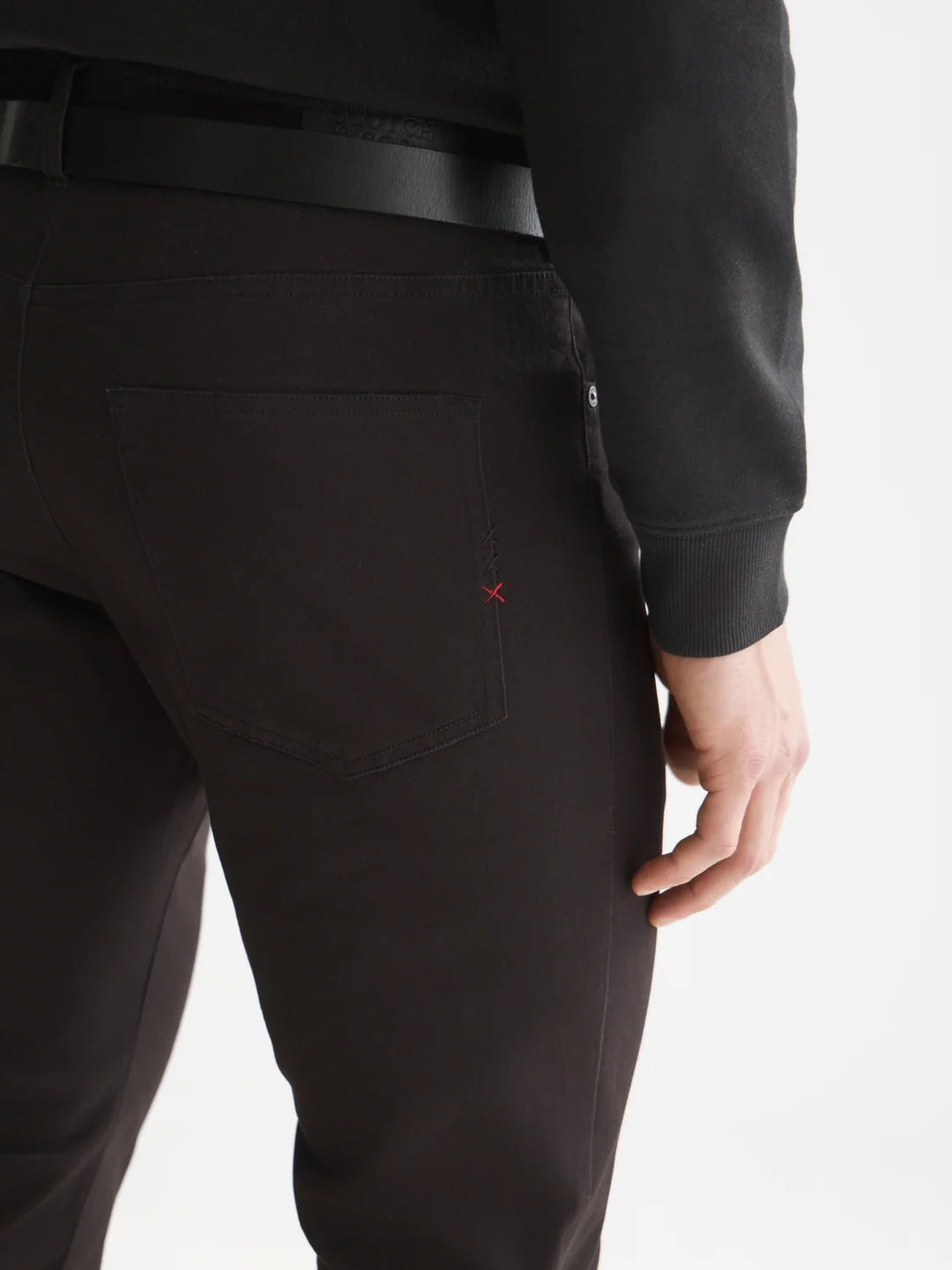 RALSTON STRETCH COTTON-TWILL 5 POCKET PANT "METEORITE"