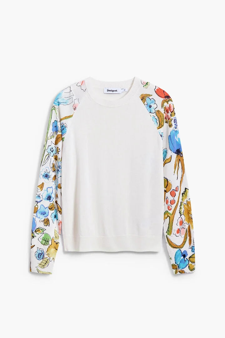 RANDERS FLORAL SLEEVE PULLOVER