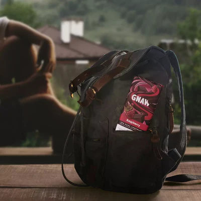 RASPBERRY DARK CHOCOLATE BAR 80G