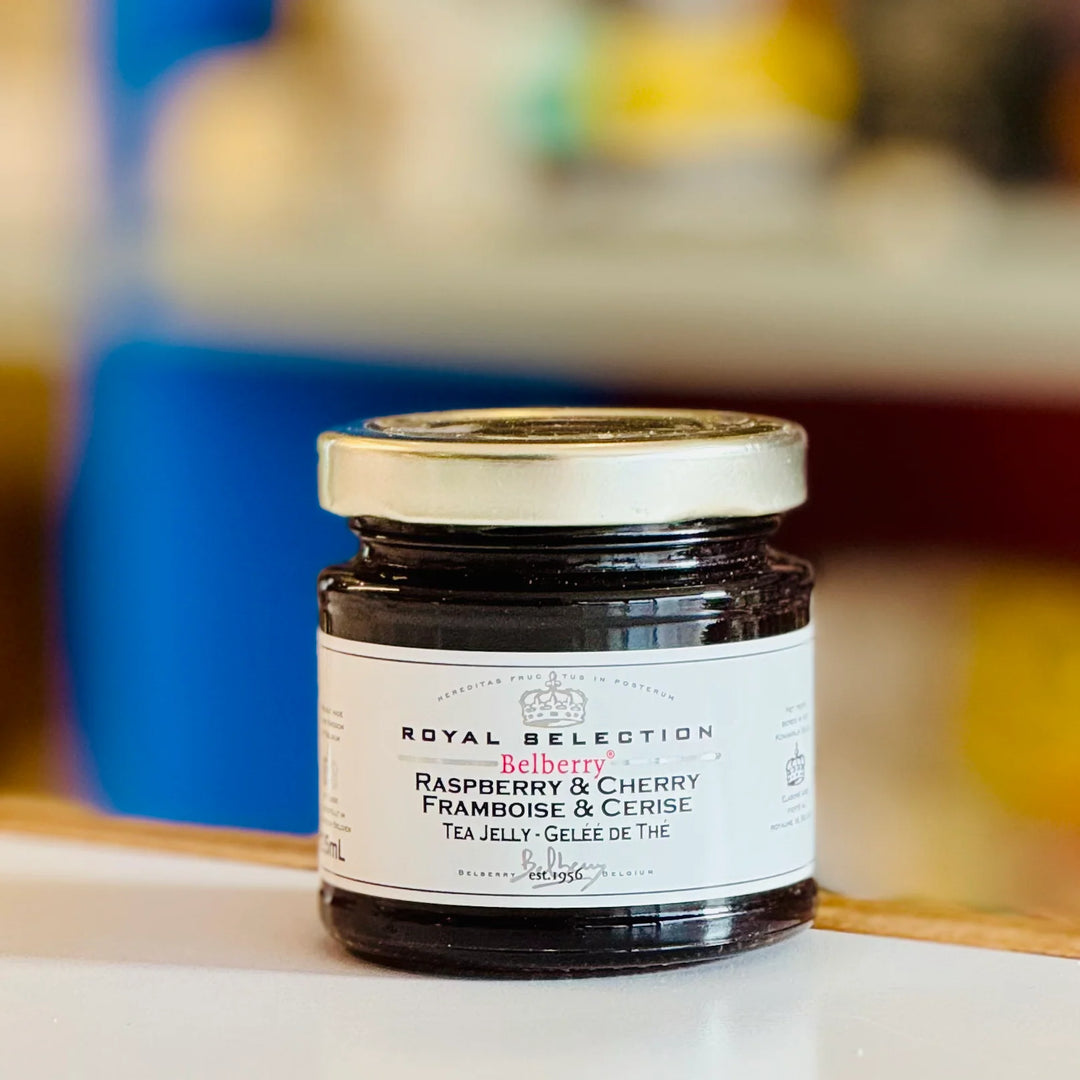 RASPBERRY &amp; CHERRY TEA JELLY 125ML