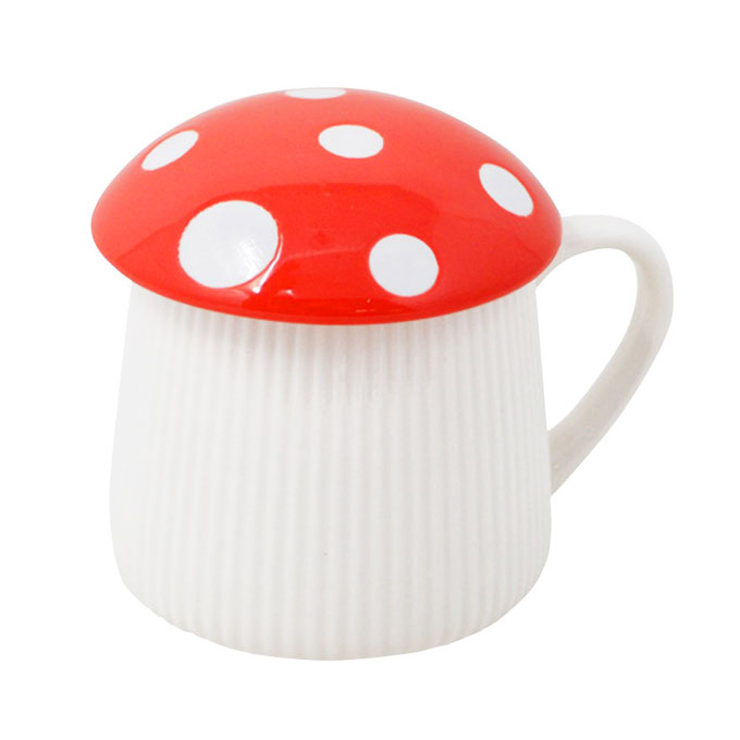 Mushroom Mug - RED 8X11X11CM