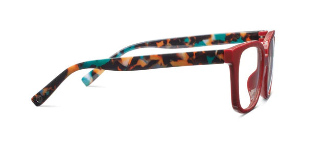 IMPROMPTU "DARK RED/TEAL +2.75"