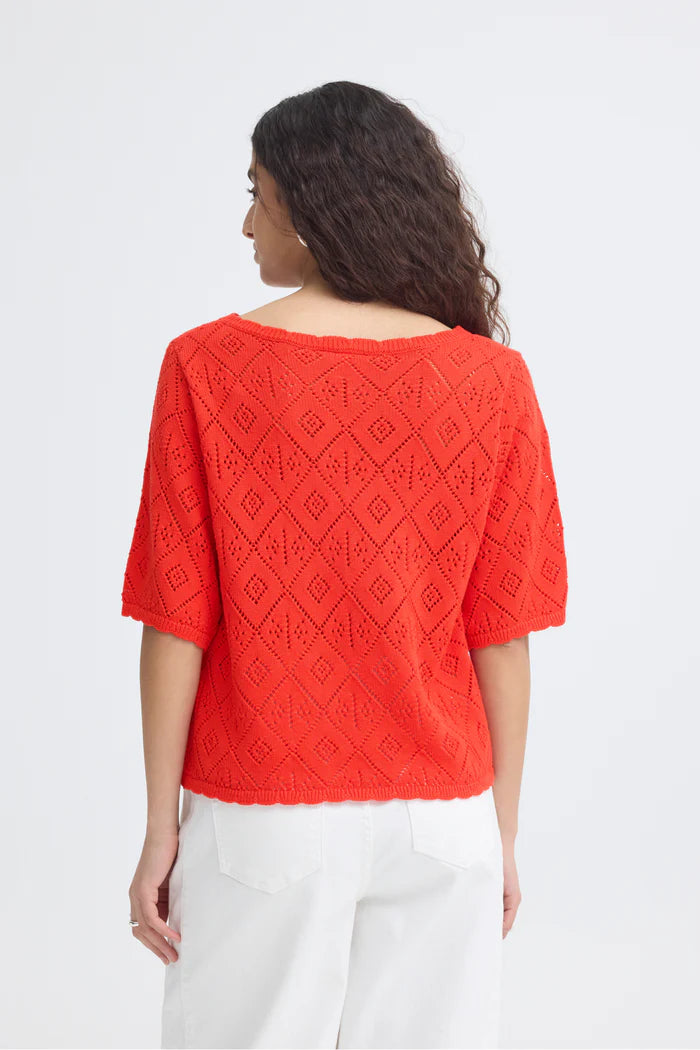 IHLALUHA TOP "FIERY RED"