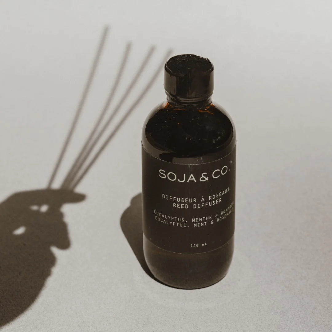REED DIFFUSER - EUCALYPTUS, MINT &amp; ROSEMARY 120ML