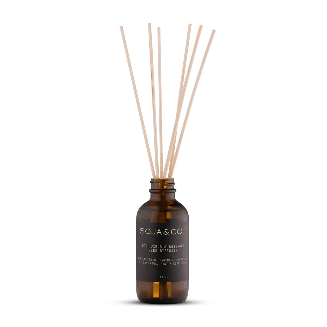 REED DIFFUSER - EUCALYPTUS, MINT &amp; ROSEMARY 120ML