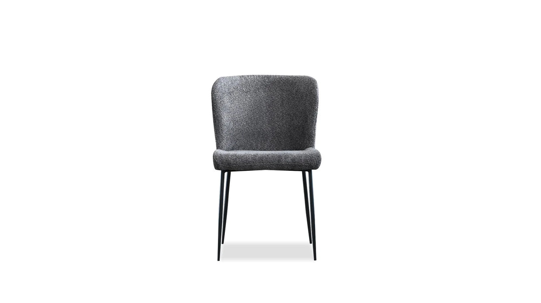 REEF DINING CHAIR "CHALKBOARD GREY WITH BLACK BASE"