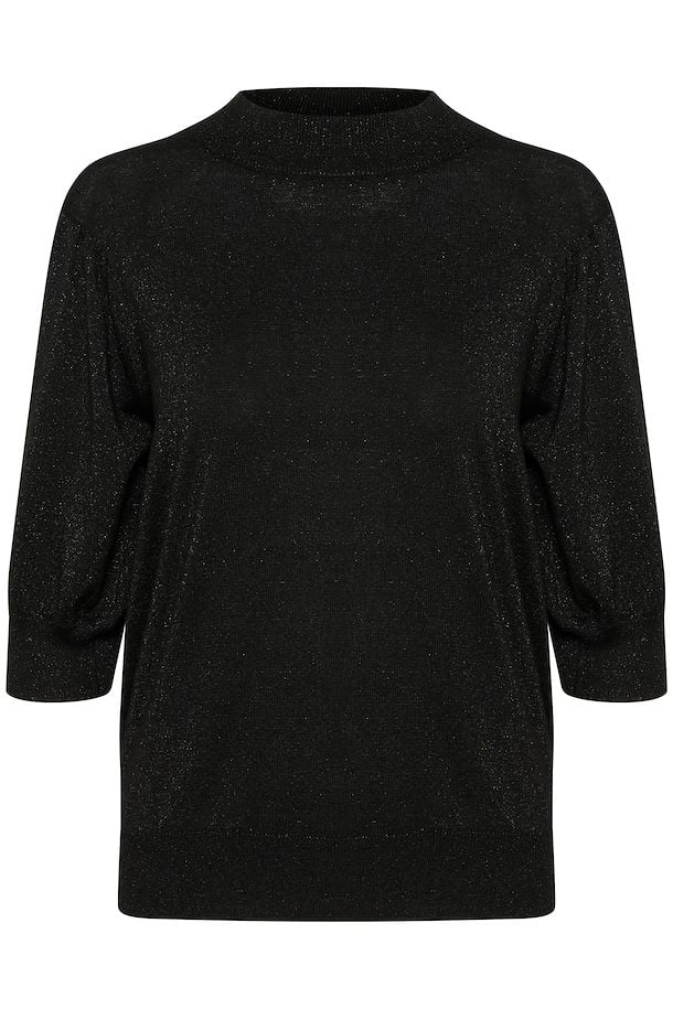 KAREGINA GLITTER PULLOVER "BLACK DEEP"