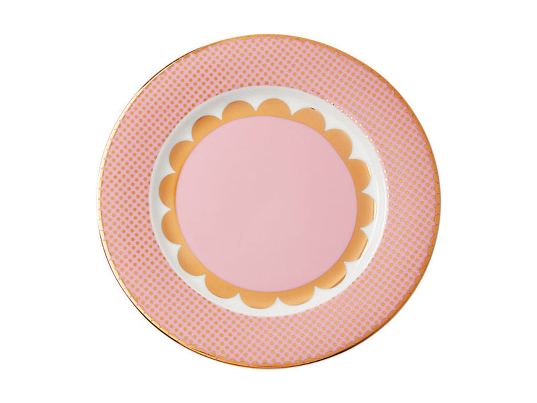 REGENCY PLATE - PINK 19.5CM