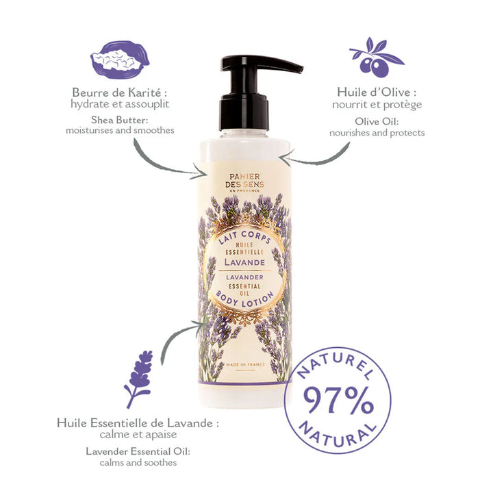 SHEA BUTTER BODY LOTION - RELAXING LAVENDER 250ML