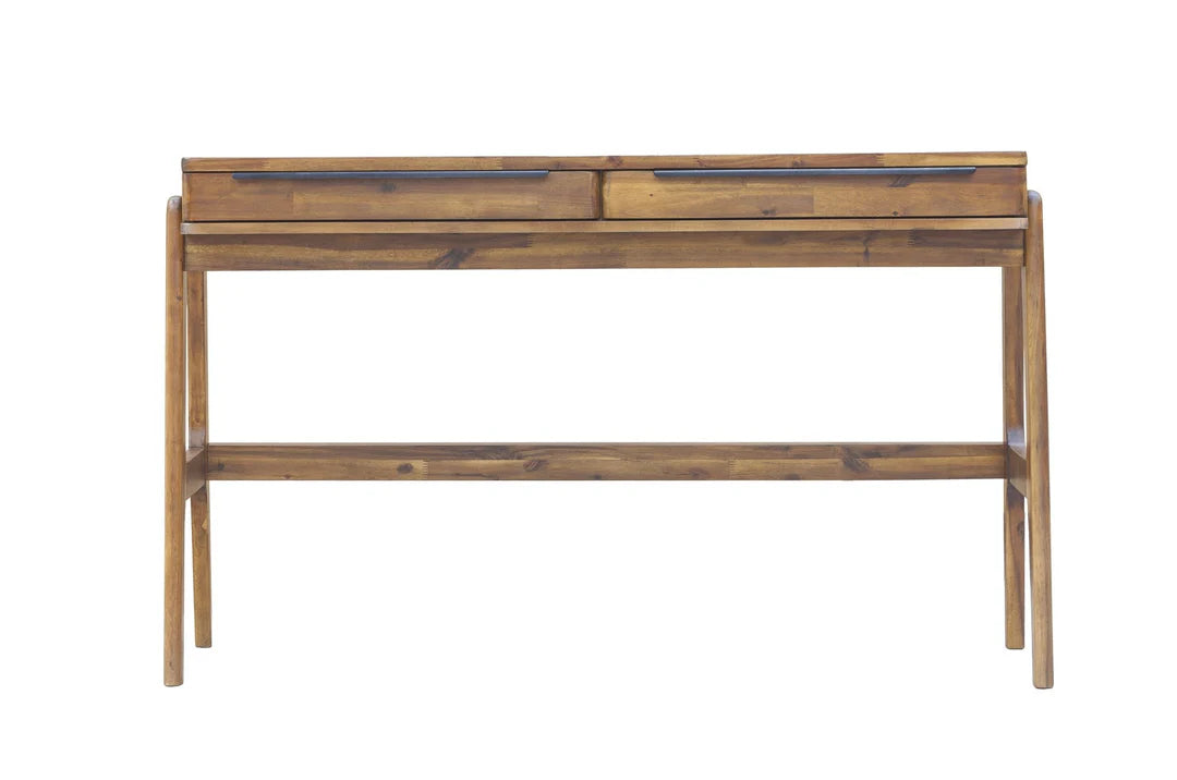 REMIX WRITING DESK  "BROWN FINISH SOLID WOOD"