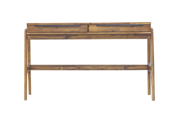 REMIX WRITING DESK  "BROWN FINISH SOLID WOOD"