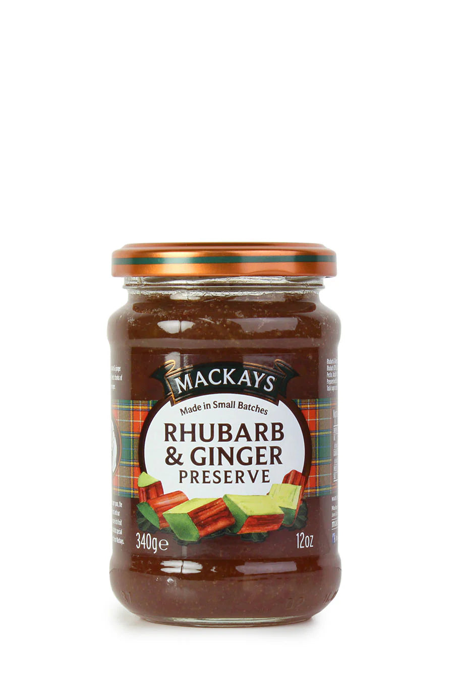 RHUBARB &amp; GINGER PRESERVE 250ML