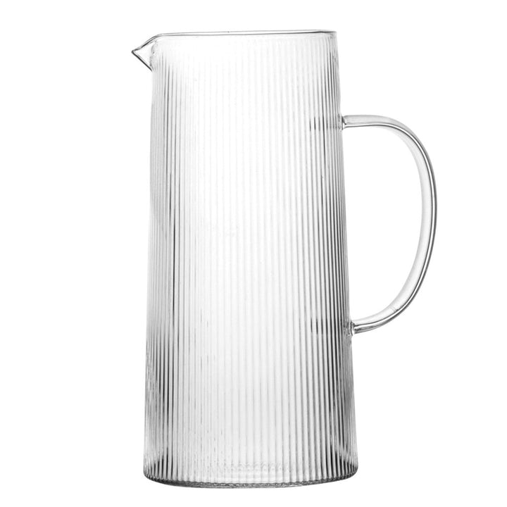 RIBBED CLEAR PITCHER JUG 1.5L