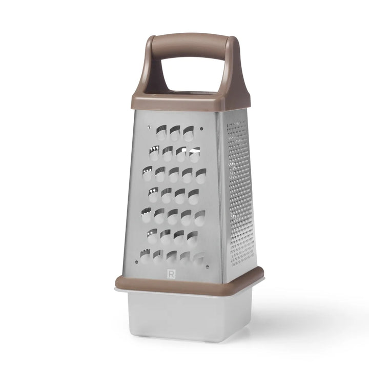 RICARDO FOUR-SIDED GRATER IN STAINLESS STEEL