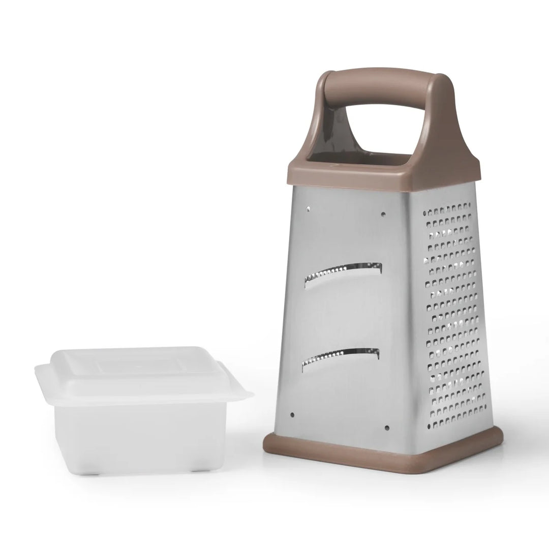 RICARDO FOUR-SIDED GRATER IN STAINLESS STEEL