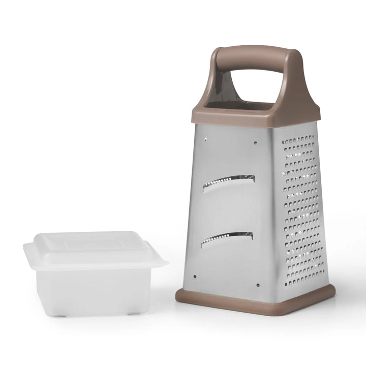 RICARDO FOUR-SIDED GRATER IN STAINLESS STEEL