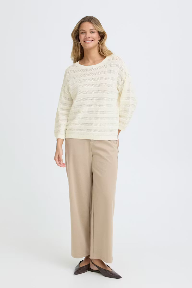 FRRICKI PULLOVER "WHISPER WHITE"