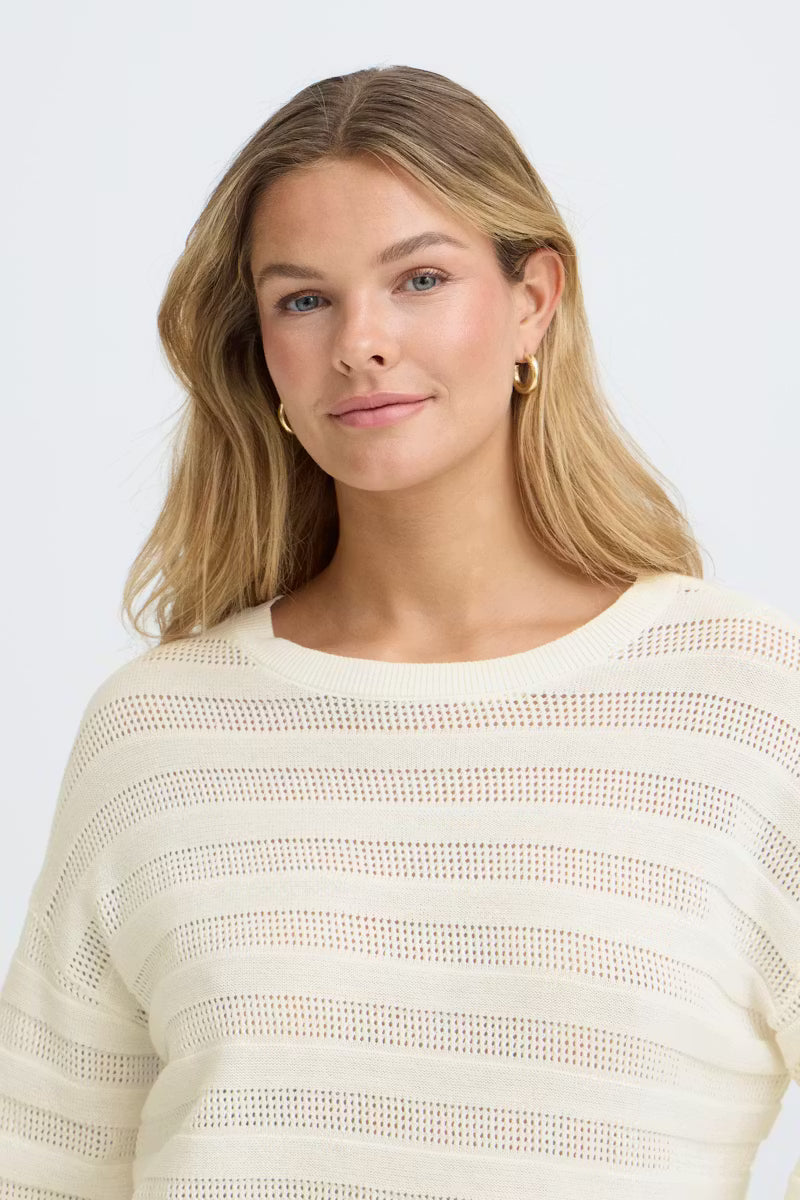 FRRICKI PULLOVER "WHISPER WHITE"