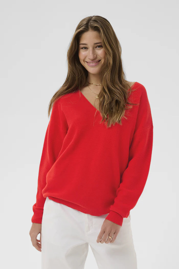 CRSILLAR PULLOVER "HIGH RISK RED"