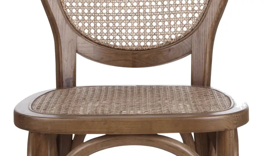 RIVALTO DINING CHAIR - SET OF 2 "BROWN"