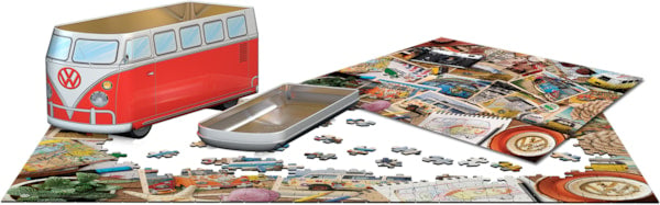 VW ROAD TRIP SHAPED TIN - 550-PIECE PUZZLE