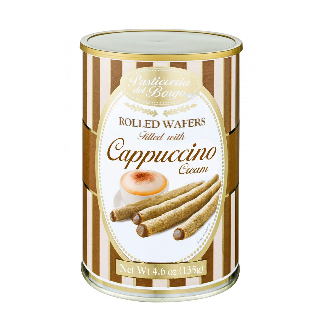 CAPPUCCINO ROLLED WAFERS 135G