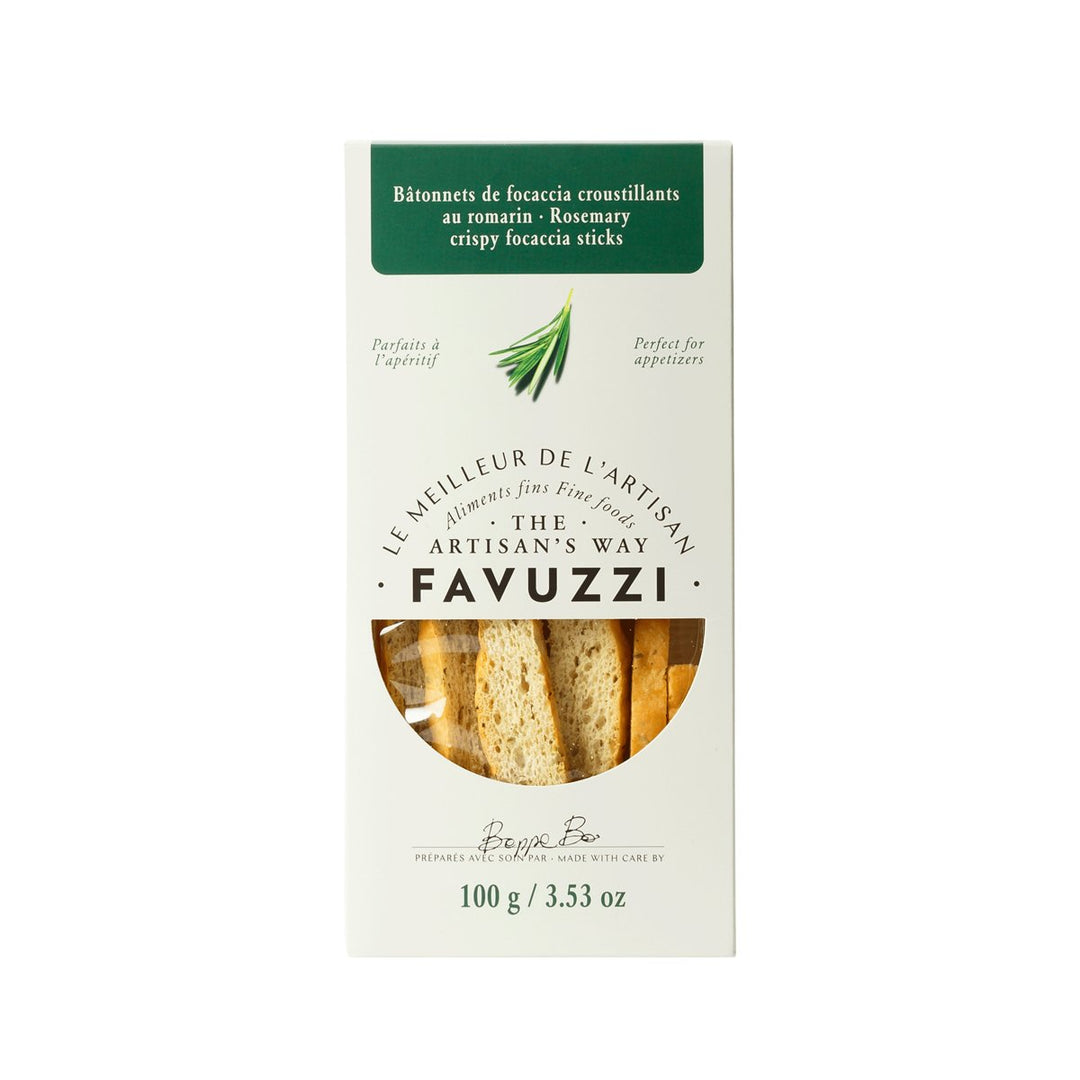 ROSEMARY CRISPY FOCACCIA STICKS 100G