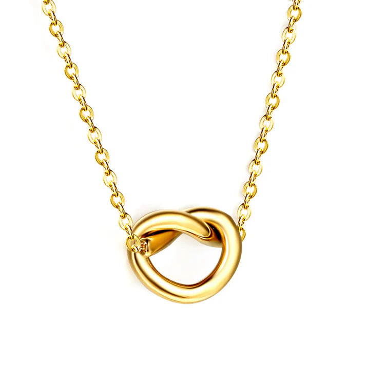 NAUTICAL ROPE NECKLACE - GOLD