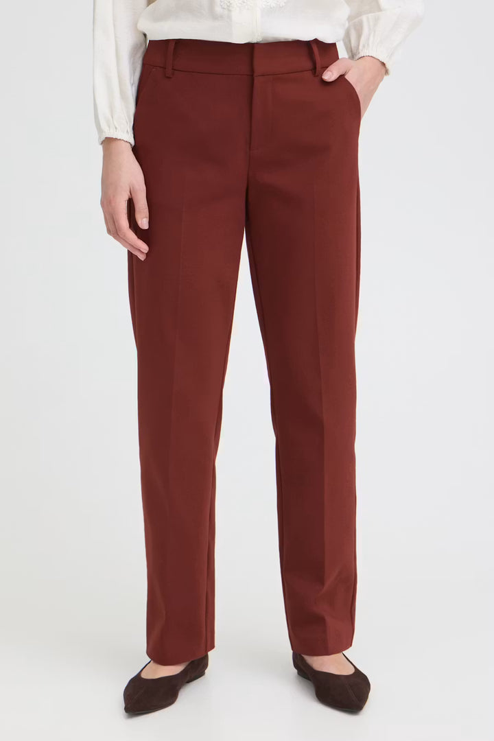 FRVITAE TESSA PANTS "RUM RAISIN"