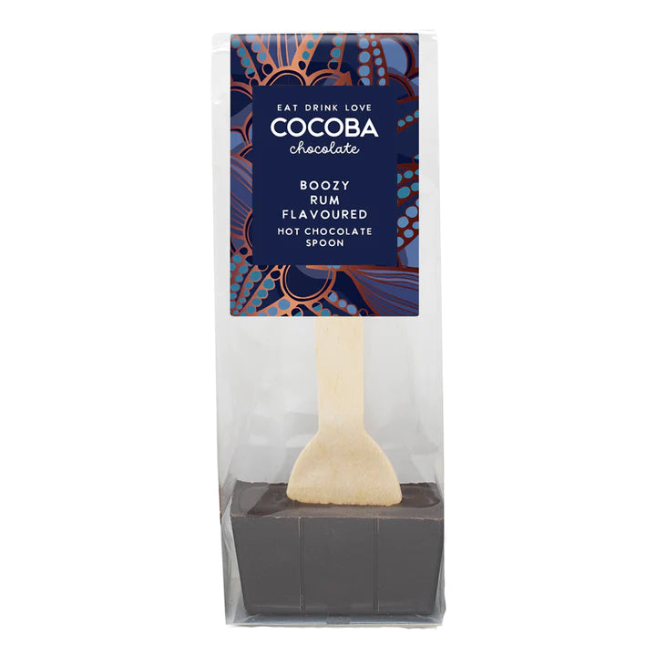 COCOBA DARK CHOCOLATE AND RUM HOT CHOCOLATE SPOON 50G