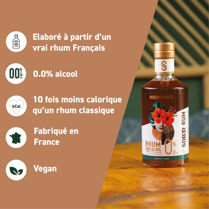 NON-ALCOHOLIC RUM ALTERNATIVE 0.0% 500ML