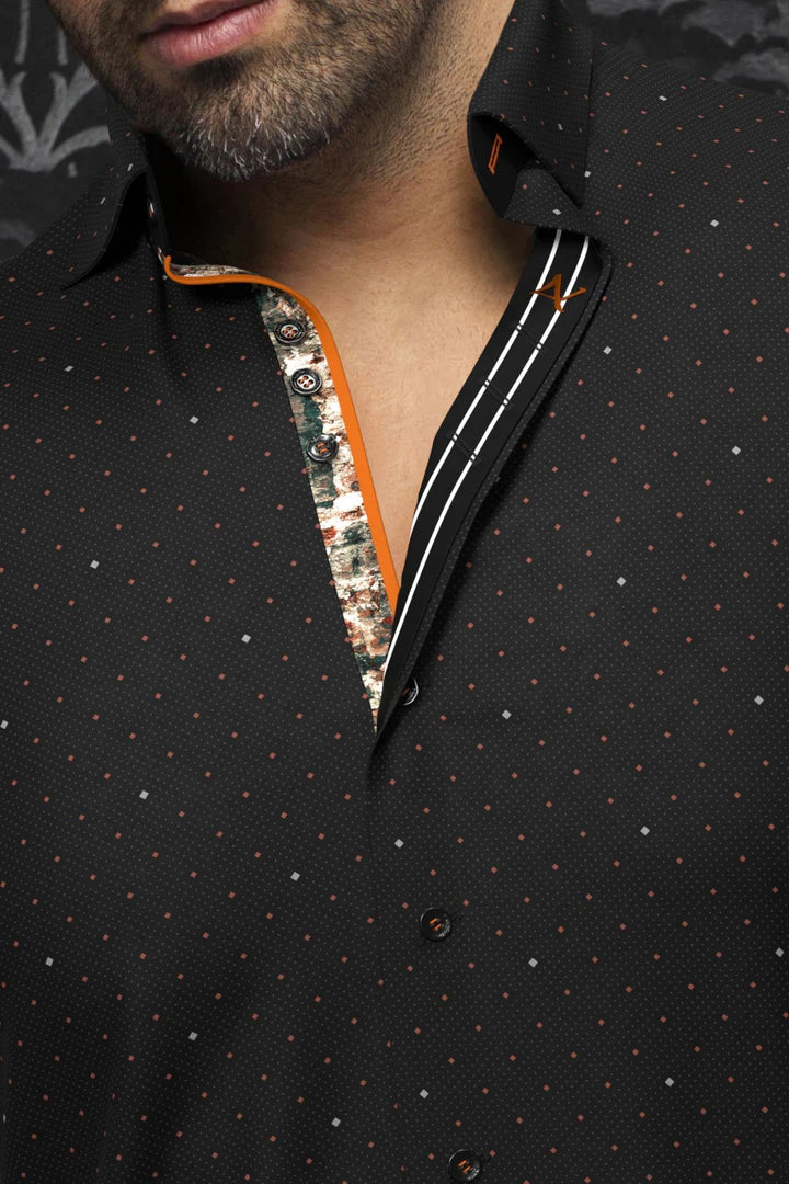 LANZANI SHIRT "BLACK RUST"