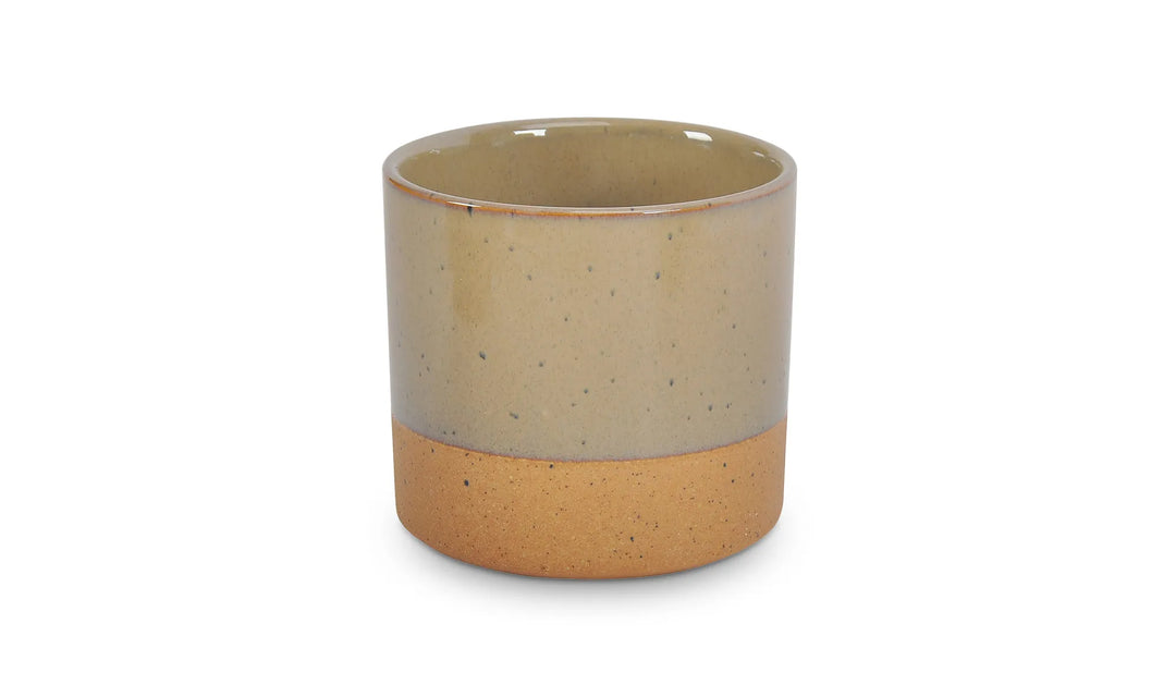 RUSTICA MEDIUM PLANTER 6.5IN "BROWN"