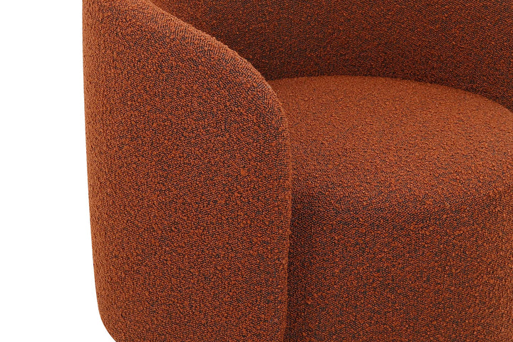 BIARRITZ SWIVEL LOUNGE CHAIR "RUST"