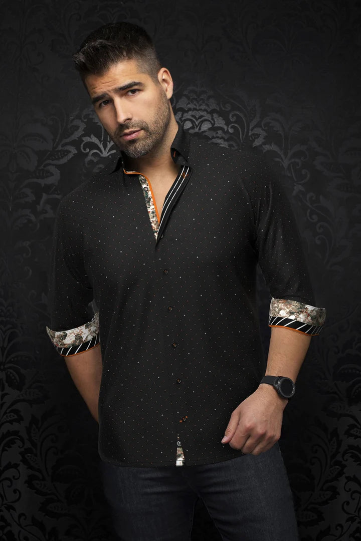 LANZANI SHIRT "BLACK RUST"