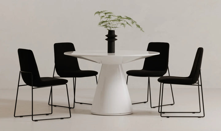 RUTH DINING CHAIR BLACK - SET OF TWO