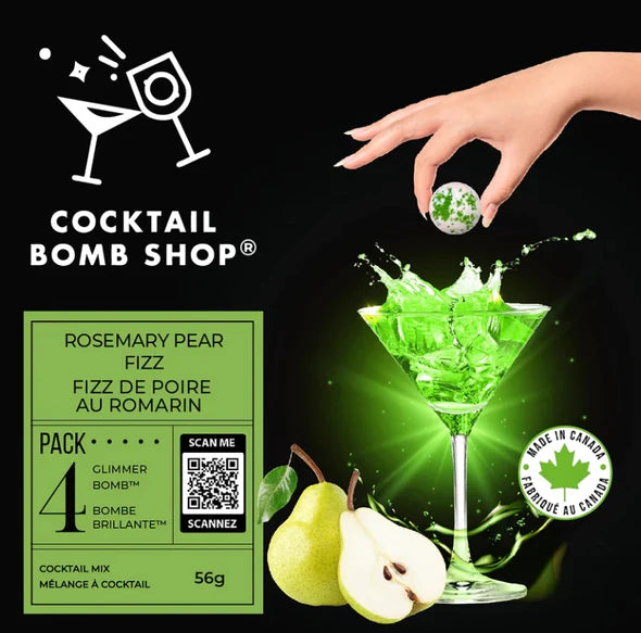 COCKTAIL BOMB SHOP - ROSEMARY PEAR FIZZ GLIMMER BOMB