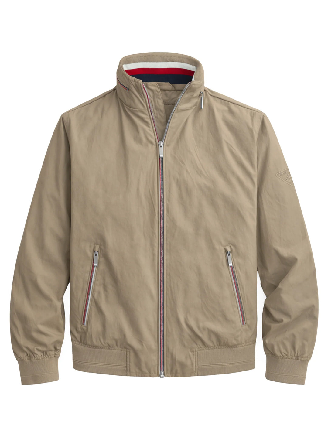 STONEHILL - BOMBER JACKET WITH HIDDEN HOOD "SAFARI"