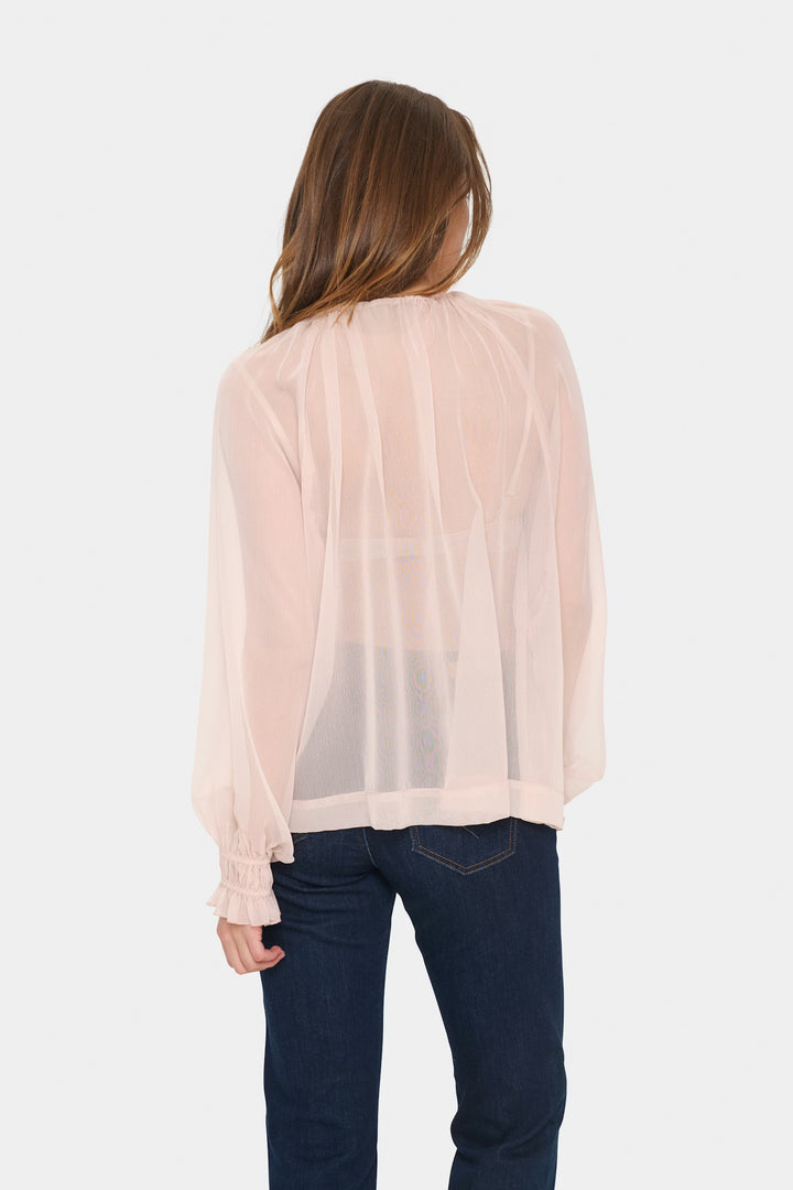 SAINT TROPEZ LAZIESZ BLOUSE - SEPIA ROSE