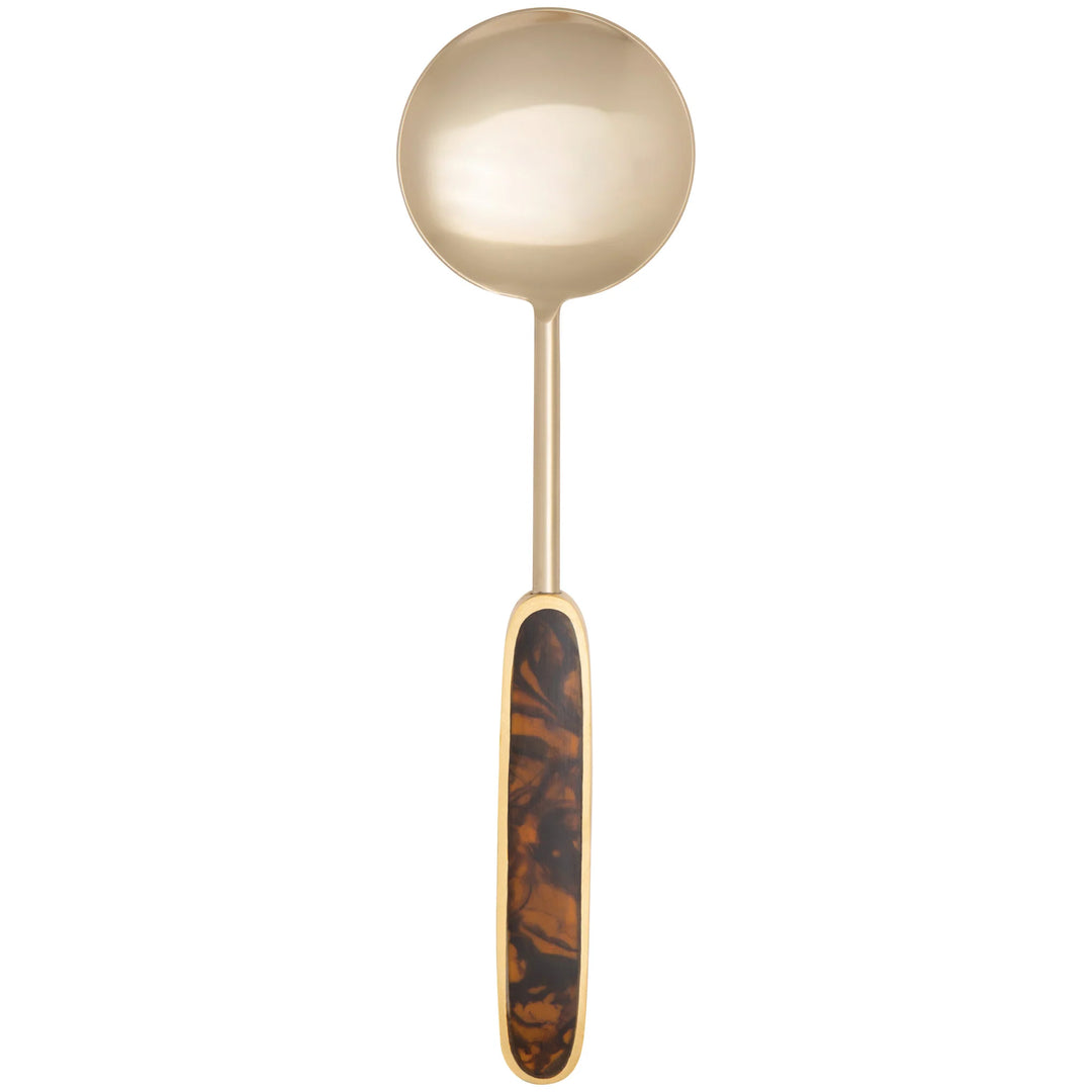 TORTOISESHELL SALAD SERVERS - SET OF 2